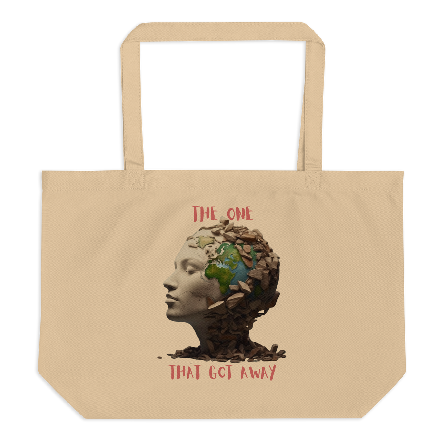 The One That Got Away Large organic tote bag